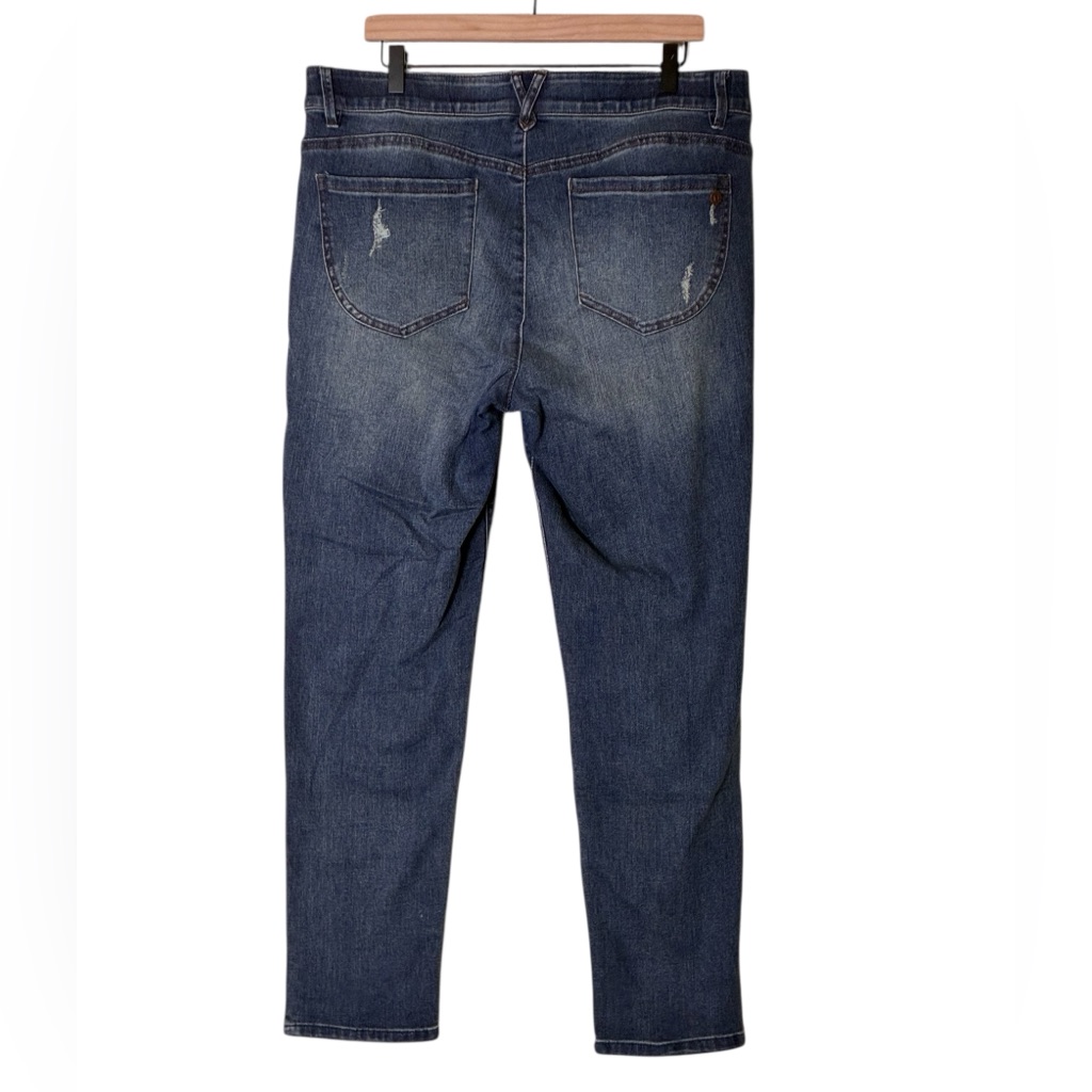 Democracy | Like New Ab Technology High Rise Ankle Distressed Skinny Jeans Sz 16 — image 6 of 8